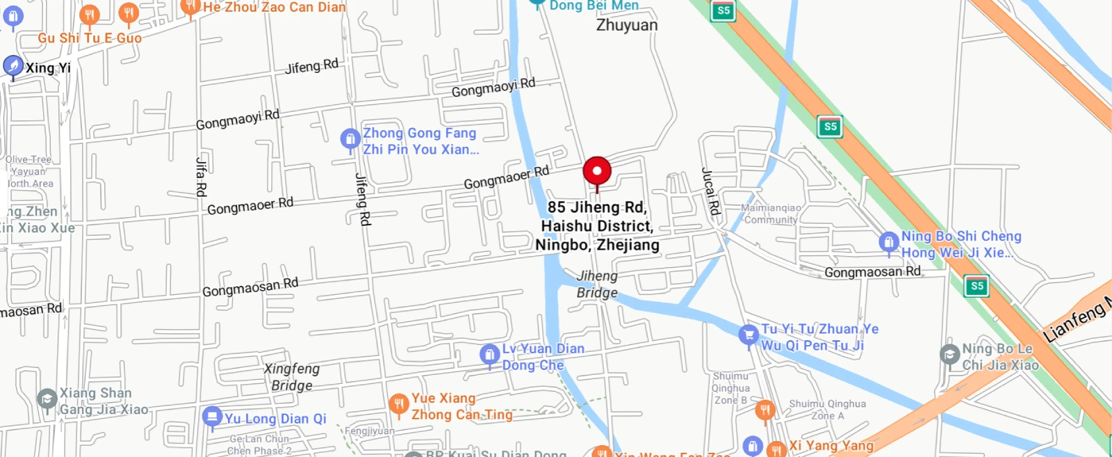 NO.88, KESHENG ROAD, JISHIGANG TOWN, HAISHU
DISTRICT, NINGBO, 315000, CHINA